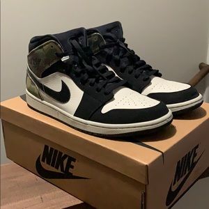 Jordan 1 Mid Camo 2020 size 11.5